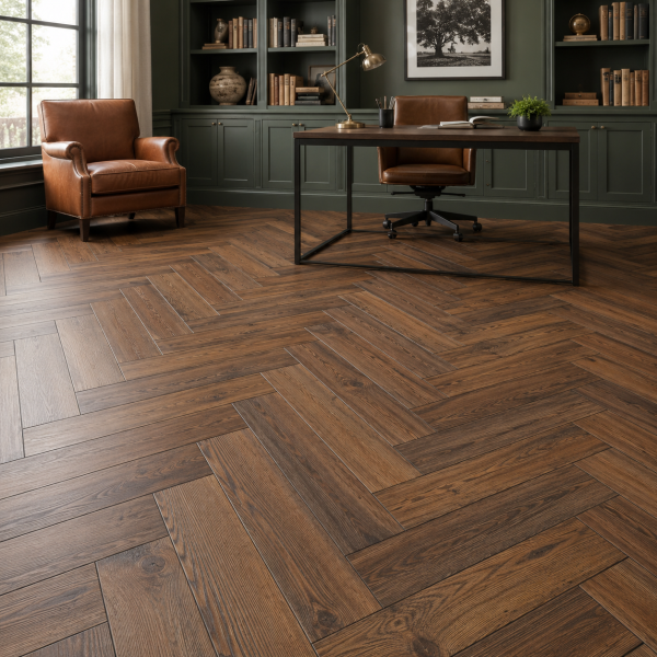 Кварцвиниловый ламинат Aquafloor Космос Паркет легкий (Space Parquet Light) AF4518PQL