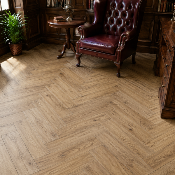 Кварцвиниловый ламинат Aquafloor Космос Паркет легкий (Space Parquet Light) AF4507PQL