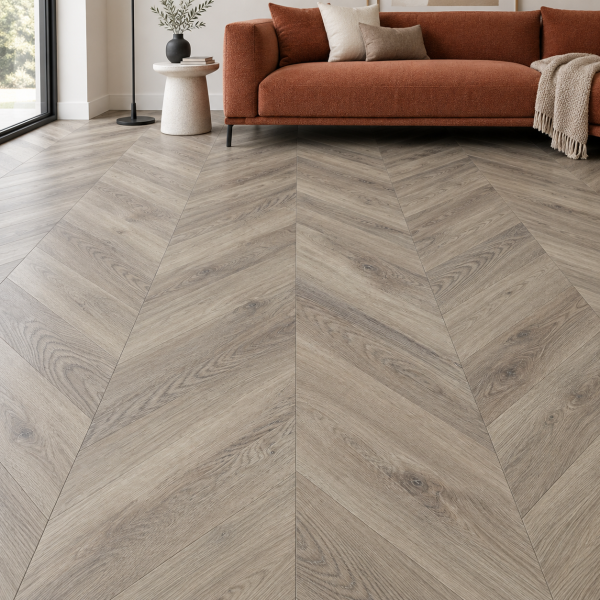 Кварцвиниловая плитка Alpine Floor Альпийский шеврон (Chevron Alpine) ECO 18-8 Дуб Исида