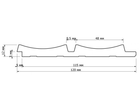 Декоративная панель HIWOOD LV125 MP5