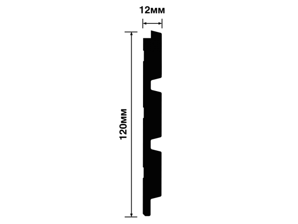 Декоративная панель HIWOOD LV124LE1 BR497K