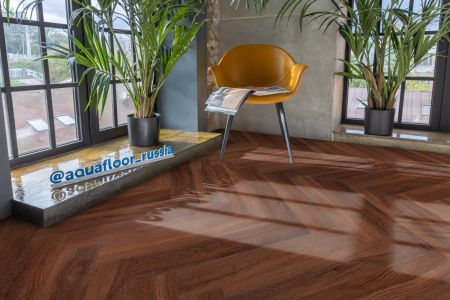 Клеевая LVT плитка елочкой Aquafloor Parquet Glue AF2519PG