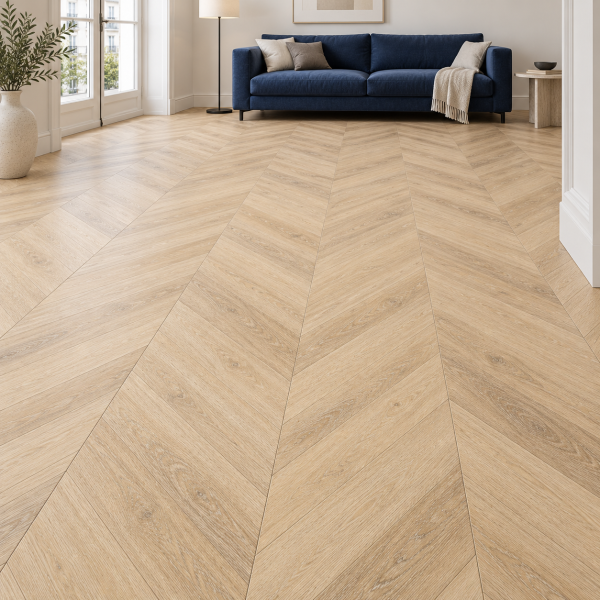 Кварцвиниловая плитка Alpine Floor Альпийский шеврон (Chevron Alpine) Изящный Grazioso ECO 18-17 MC