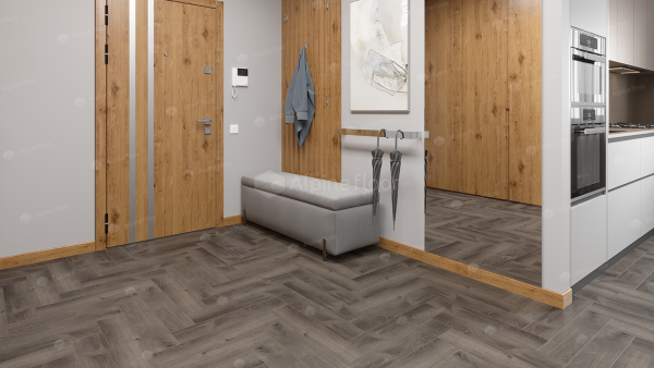Клеевая кварцвиниловая плитка Alpine Floor Parquet LVT Дуб Мерга ECO 16-13