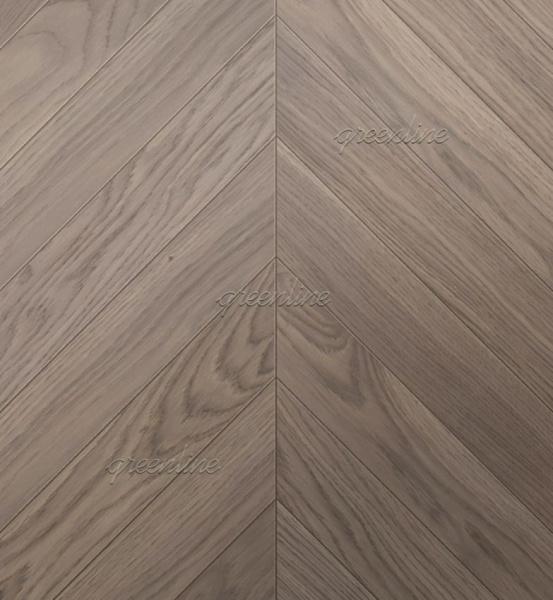 Инженерная доска Greenline ULTIMA (французская ёлка) 820 Дуб Квант