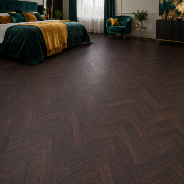 Кварцвиниловая плитка елочкой Aquafloor Паркет плюс (Parquet Plus) AF6025PQN