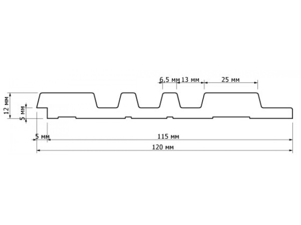 Декоративная панель HIWOOD LV121 BK114K