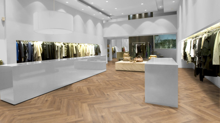 Ламинат Kronotex Herringbone D 4764 Дуб Тревизо