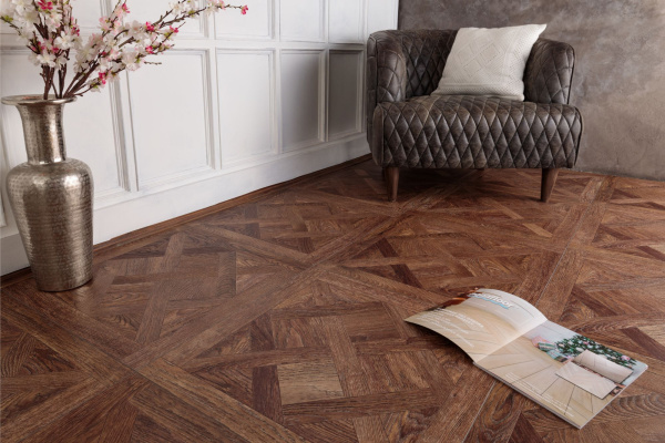 Художественная кварцвиниловая плитка Aquafloor Versailles Glue AF7005VS Glue