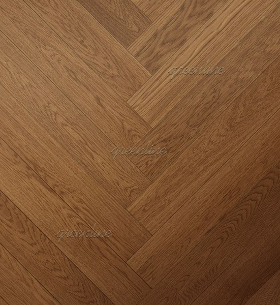 Инженерная доска Greenline DELUXE (английская ёлка) 125 севилья