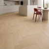 Кварцвиниловая плитка (Елочка) Alpine Floor Легкий паркет (Light Parquet) Дуб Лесат ЕСО 13-26