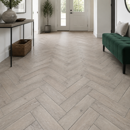 Кварцвиниловая плитка елочкой Aquafloor Паркет плюс (Parquet Plus) AF6012PQ