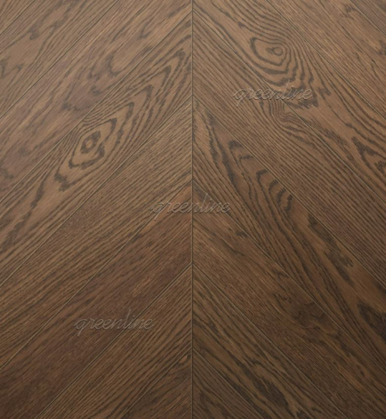 Инженерная доска Greenline ULTIMA (французская ёлка) 822 Дуб Нейтрон