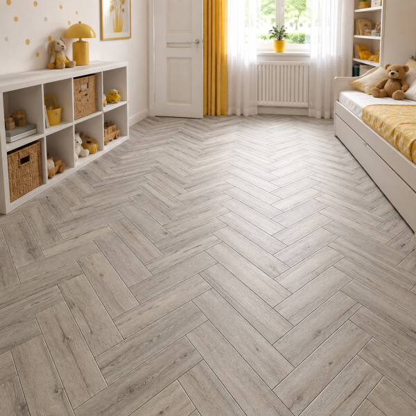 Клеевая LVT плитка елочкой Aquafloor Паркет клеевой (Parquet Glue) AF2512PG