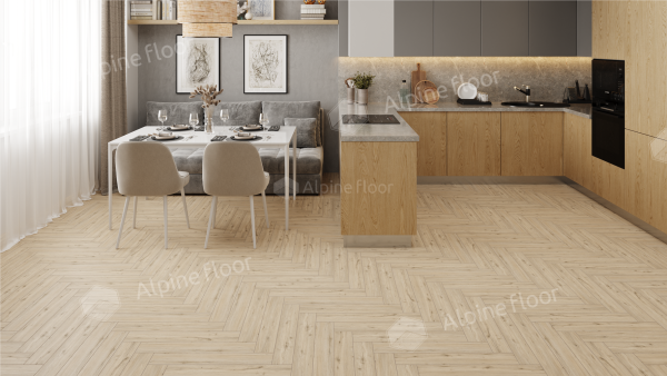 Ламинат Alpine Floor Herringbone 12 Pro Дуб Лион LF106-01