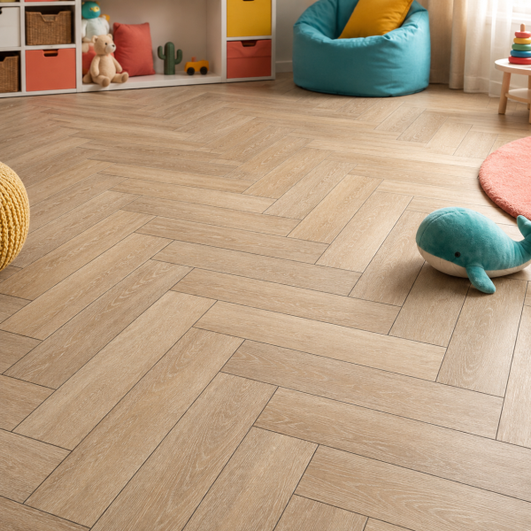 Кварцвиниловая плитка елочкой Aquafloor Паркет плюс (Parquet Plus) AF6018PQ