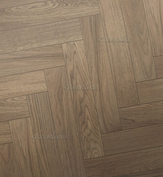 Инженерная доска Greenline ULTIMA (английская ёлка) 831 Дуб Фьючер