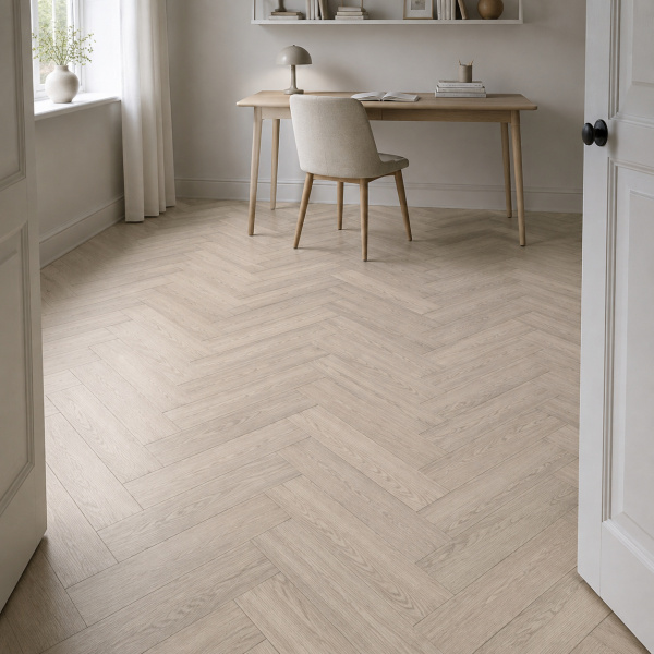 Кварцвиниловая плитка (Елочка) Alpine Floor Легкий паркет (Light Parquet) Дуб Алиот ЕСО 13-23