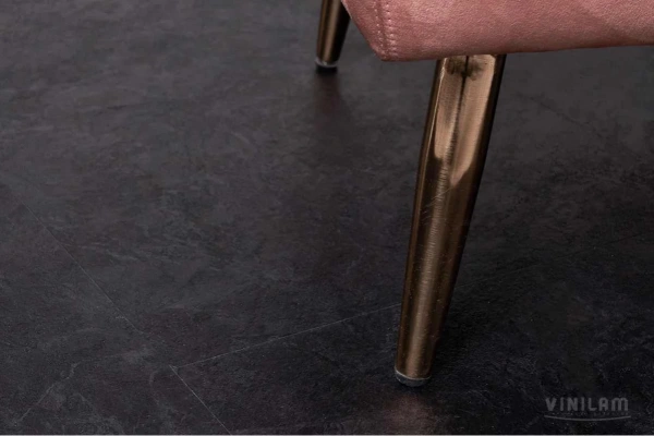 Кварцвиниловый ламинат CERAMO VINILAM GLUE Сланцевый Чёрный 61607 Glue