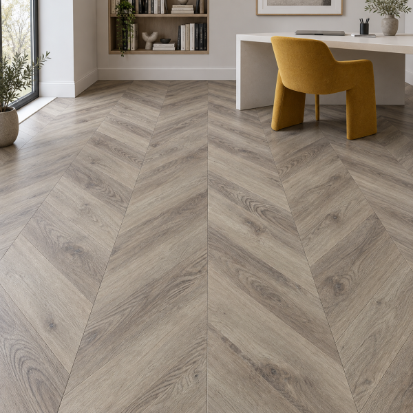 Кварцвиниловая плитка Alpine Floor Альпийский шеврон (Chevron Alpine) ECO 18-8 Дуб Исида