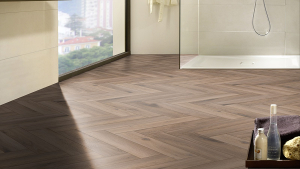 Ламинат Kronotex Herringbone D 3766 Дуб Метц