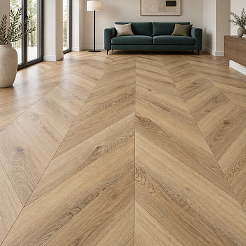 Кварцвиниловая плитка Alpine Floor Альпийский шеврон (Chevron Alpine) ECO 18-6 Дуб Синистра