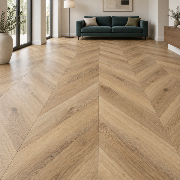 Кварцвиниловая плитка Alpine Floor Альпийский шеврон (Chevron Alpine) ECO 18-6 Дуб Синистра