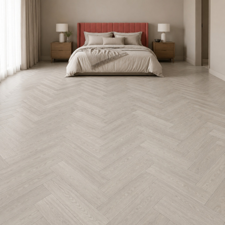 Кварцвиниловая плитка (Елочка) Alpine Floor Легкий паркет (Light Parquet) ECO Дуб Полис ЕСО 13-21