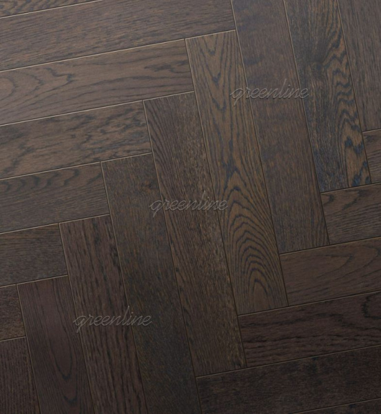 Инженерная доска Greenline ULTIMA (английская ёлка) 807 Дуб Энерджи