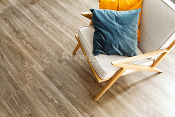 Кварцвиниловая плитка Alpine Floor ECO 6-12 Sequoia (SPC или LVT) Тёмная