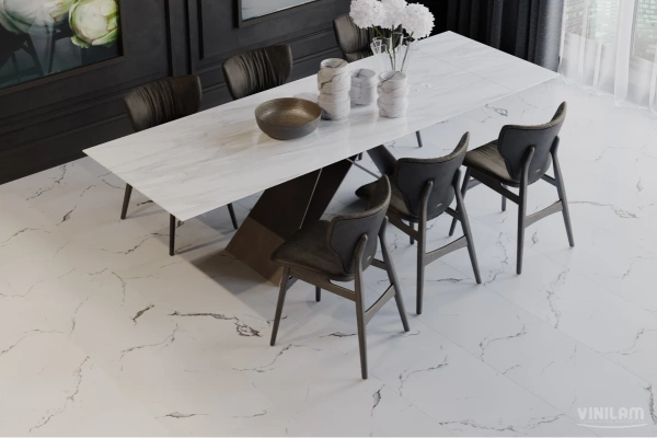 Кварцвиниловый ламинат CERAMO VINILAM GLUE 83444 Итальянский Мрамор Glue