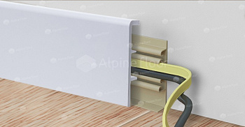 Плинтус Alpine Floor Rico Concept 80 RC80000 Белый