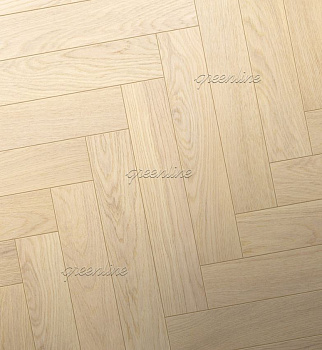 Инженерная доска Greenline ULTIMA (английская ёлка) 818 Дуб Блонд