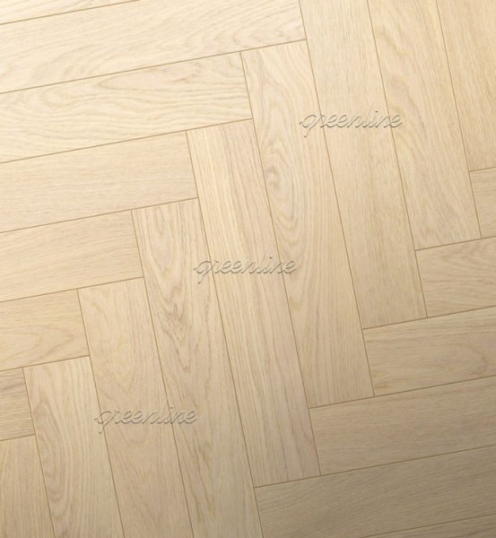 Инженерная доска Greenline ULTIMA (английская ёлка) 818 Дуб Блонд