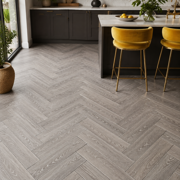 Клеевая LVT плитка елочкой Aquafloor Паркет клеевой (Parquet Glue) AF2502PG