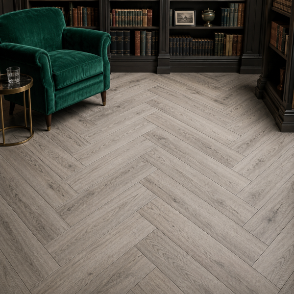 Клеевая LVT плитка елочкой Aquafloor Паркет клеевой (Parquet Glue) AF2512PG
