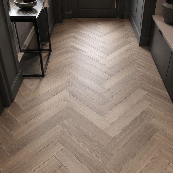 Клеевая LVT плитка елочкой Aquafloor Паркет клеевой (Parquet Glue) AF2513PG