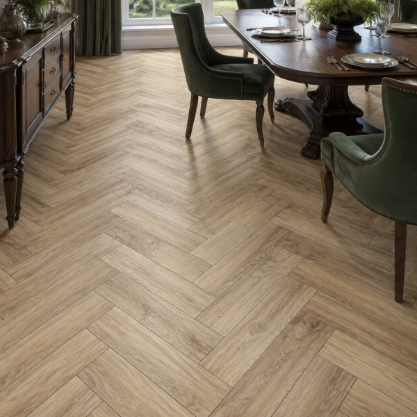 Клеевая LVT плитка елочкой Aquafloor Паркет клеевой (Parquet Glue) AF2514PG