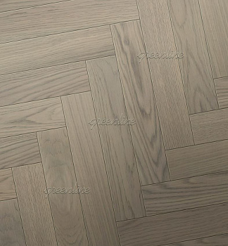 Инженерная доска Greenline ULTIMA (английская ёлка) 821 Дуб Спектр