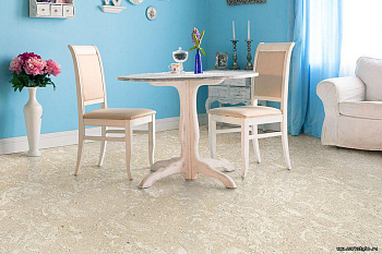 Клеевой пробковый пол ECOCork Madeira White