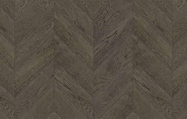 Паркетная доска ESTA Oak Chevron Nordic S Lava Grey 15282