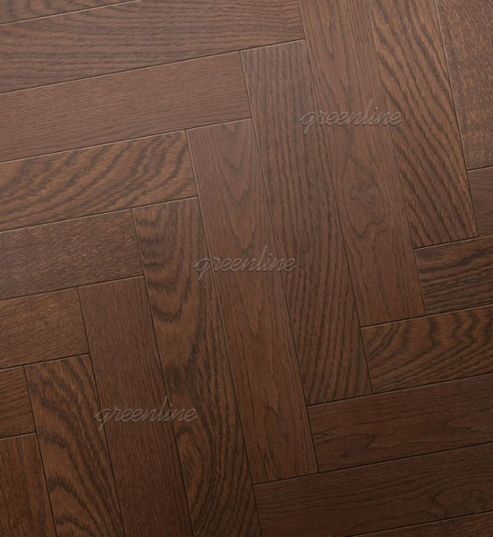 Инженерная доска Greenline DELUXE (английская ёлка) 140 парма