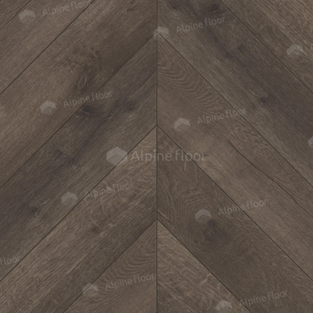 Кварцвиниловая плитка Alpine Floor Альпийский шеврон LVT (Chevron Alpine LVT) ECO 20-9 Дуб Антарес