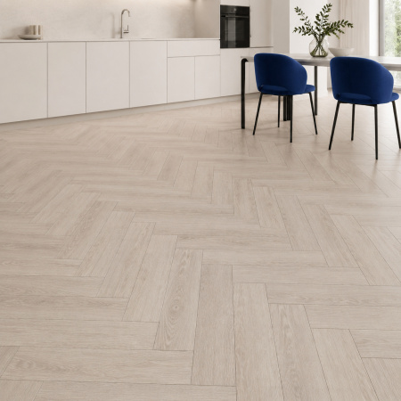 Кварцвиниловая плитка (Елочка) Alpine Floor Легкий паркет (Light Parquet) Дуб Адара ЕСО 13-14
