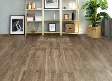 Кварцвиниловая плитка Alpine Floor ECO 6-12 Sequoia (SPC или LVT) Тёмная