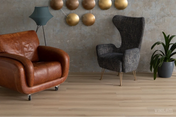 Кварцвиниловая плитка VINILAM Cork Дуб Намюр 10120V