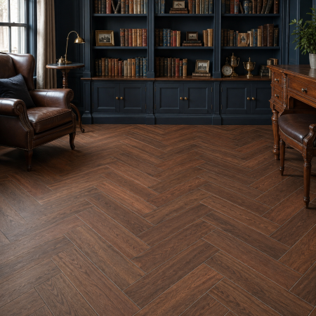Клеевая LVT плитка елочкой Aquafloor Паркет клеевой (Parquet Glue) AF2519PG
