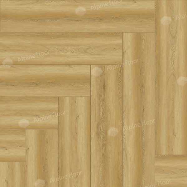 Кварцвиниловая плитка (Елочка) Alpine Floor PARQUET LIGHT Дуб Поллукс ЕСО 13-28