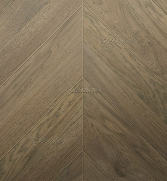 Инженерная доска Greenline ULTIMA (французская ёлка) 823 Дуб Ксенон