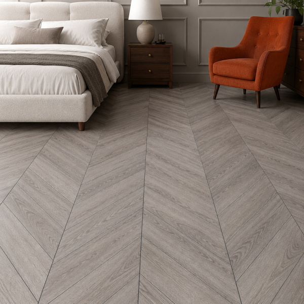 Клеевая LVT плитка Шеврон клеевой (Паркет) (Chevron Glue) AF2553PGCh